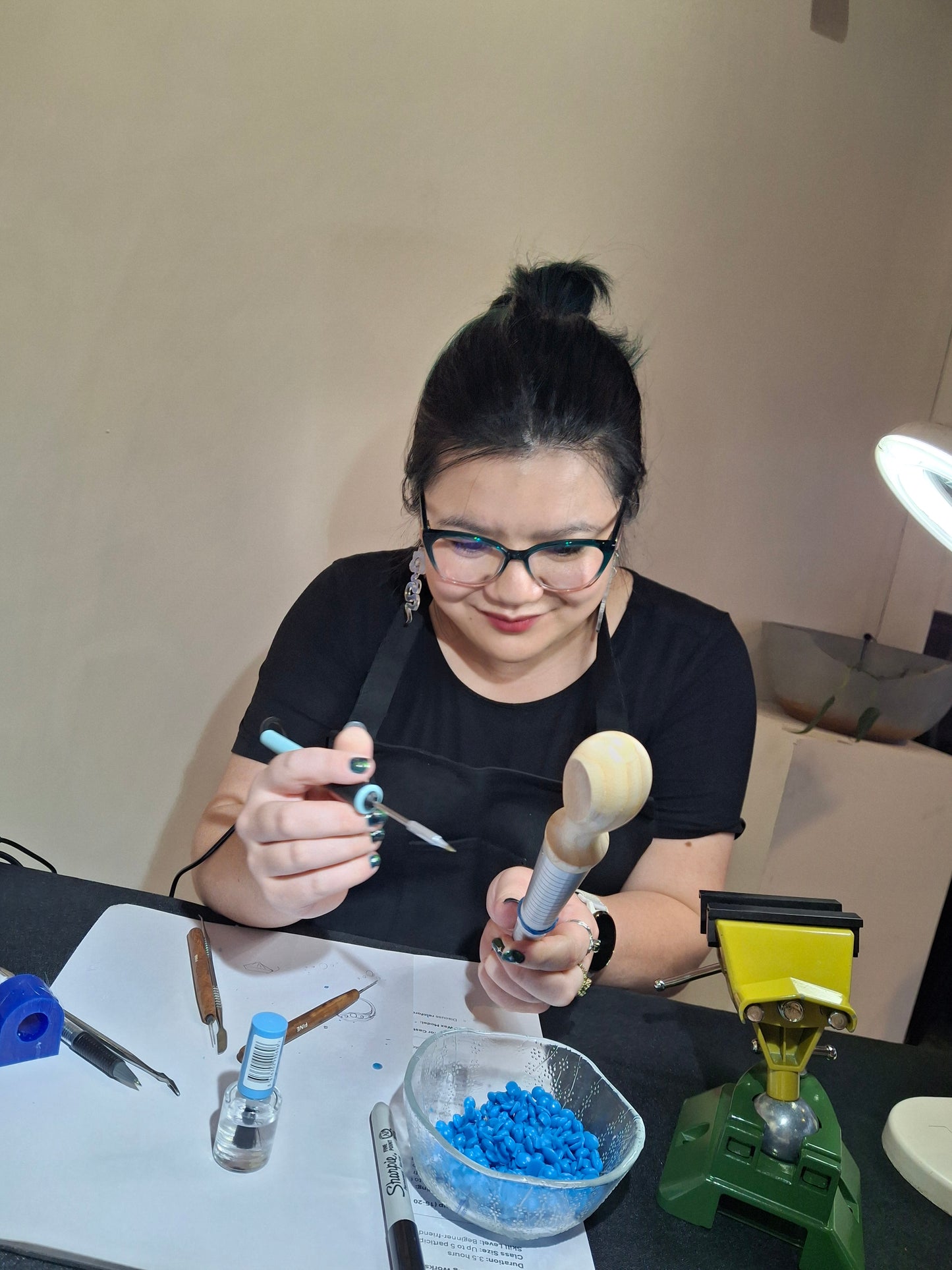 Lost Wax Casting: Free-Flow Wax Modelling with Stone-in-Place Techniques +Polish & Finish Part 1