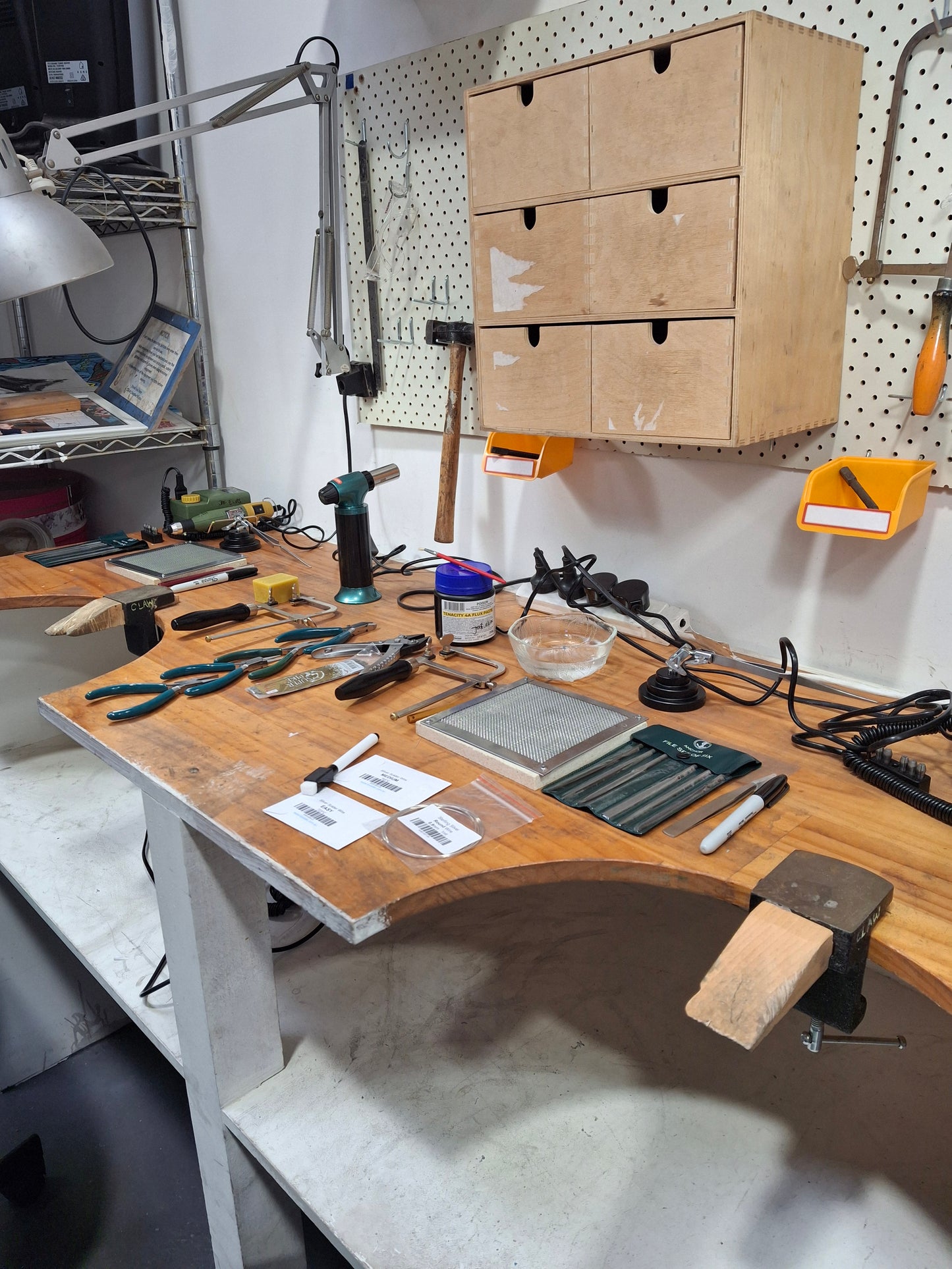 Advanced Soldering Workshop: Chain Bracelet with Custom S-Clasp (Private one-on-one lesson)