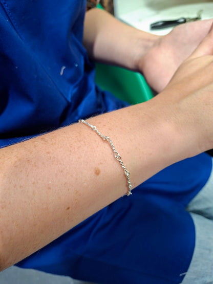 Advanced Soldering Workshop: Chain Bracelet with Custom S-Clasp (Private one-on-one lesson)