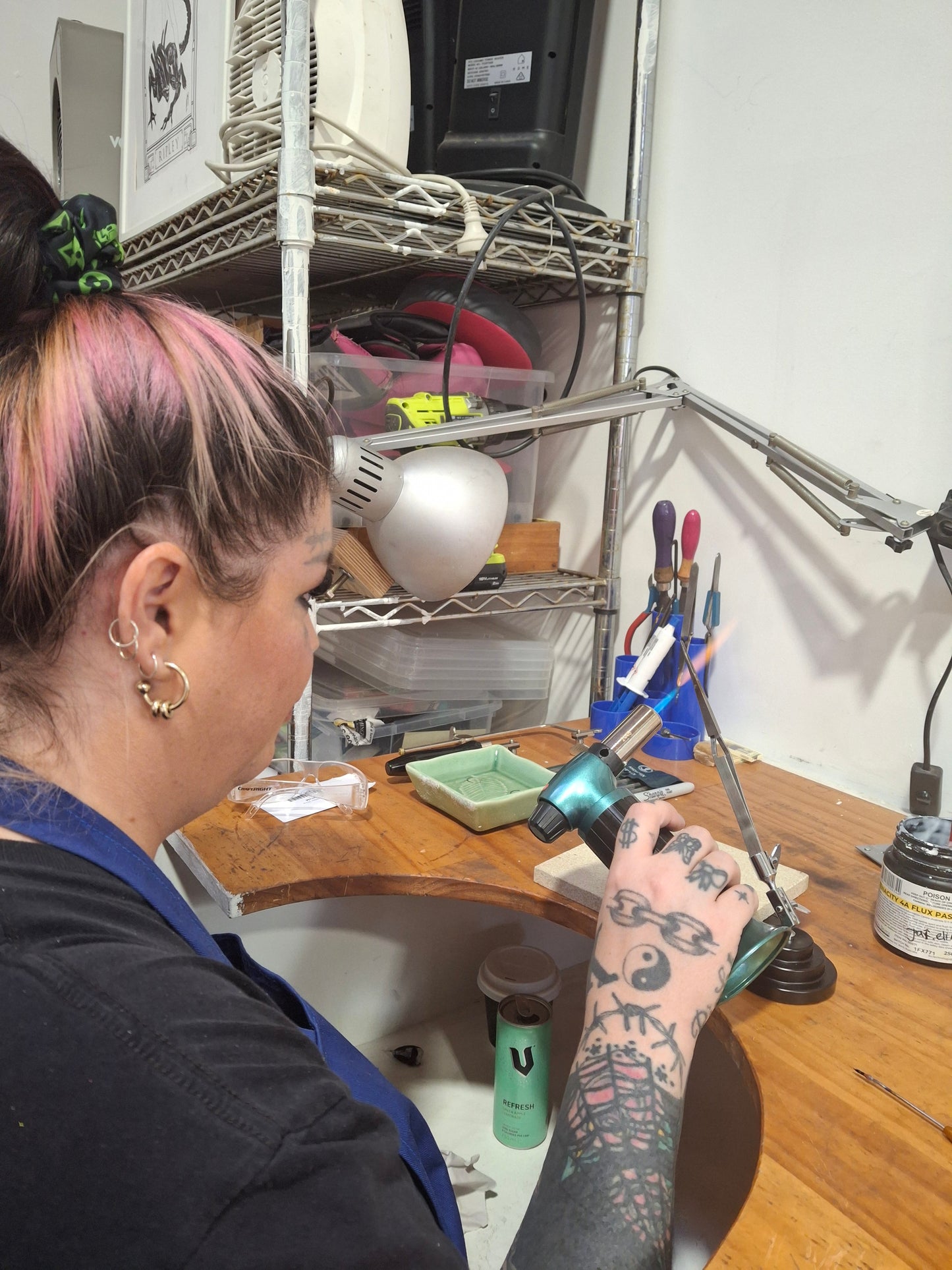 Advanced Soldering Workshop: Chain Bracelet with Custom S-Clasp (Private one-on-one lesson)