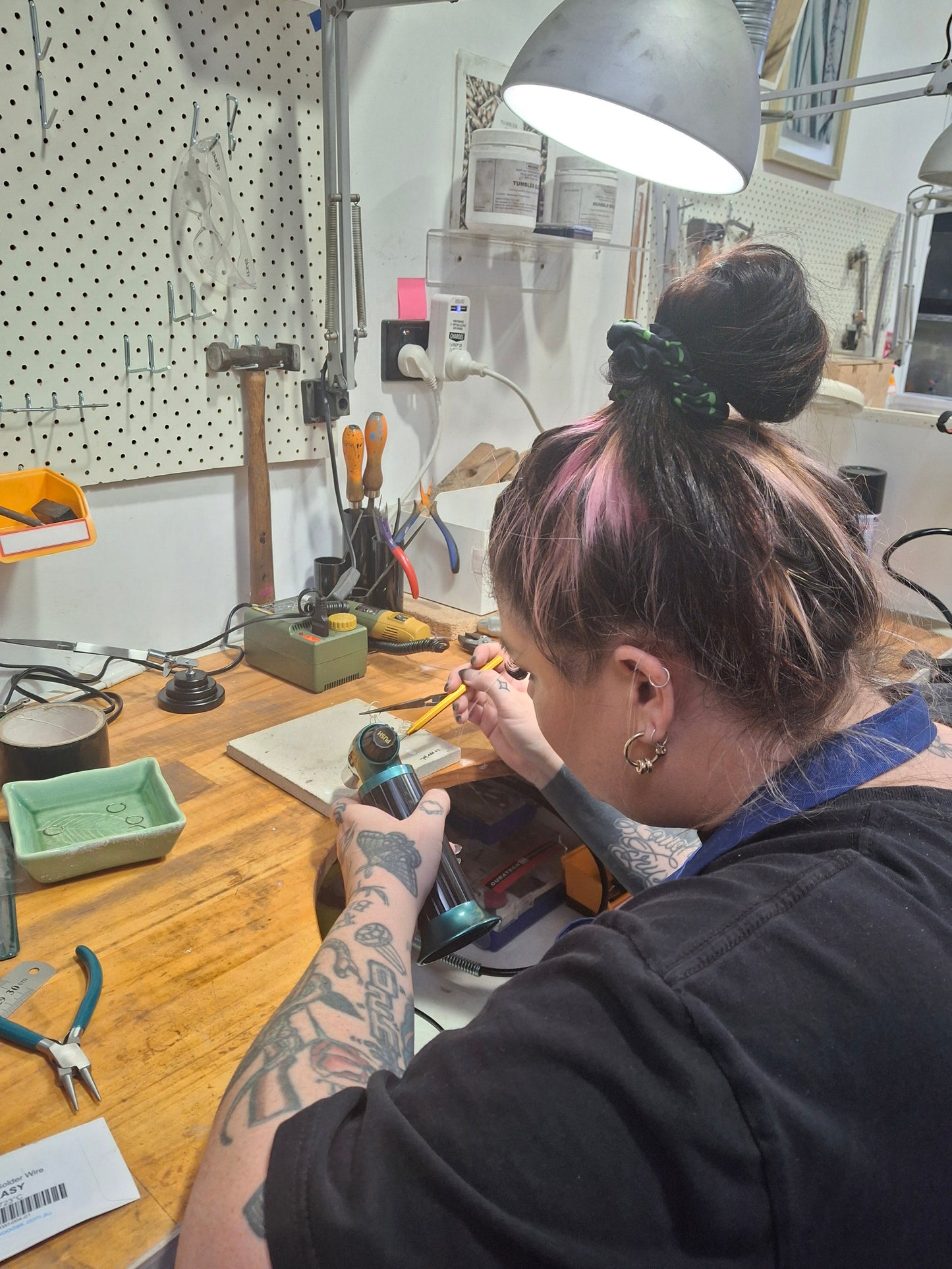 Advanced Soldering Workshop: Chain Bracelet with Custom S-Clasp (Private one-on-one lesson)