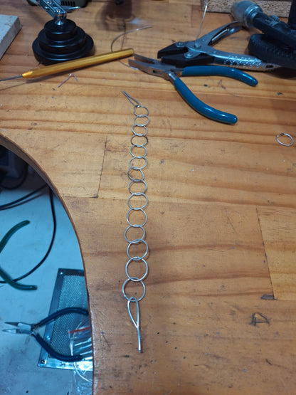 Advanced Soldering Workshop: Chain Bracelet with Custom S-Clasp (Private one-on-one lesson)