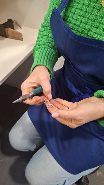 Advanced Soldering Workshop: Chain Bracelet with Custom S-Clasp (Private one-on-one lesson)