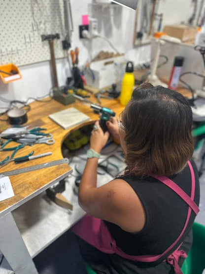 Advanced Soldering Workshop: Chain Bracelet with Custom S-Clasp (Private one-on-one lesson)