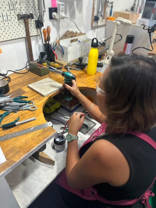Advanced Soldering Workshop: Chain Bracelet with Custom S-Clasp (Private one-on-one lesson)